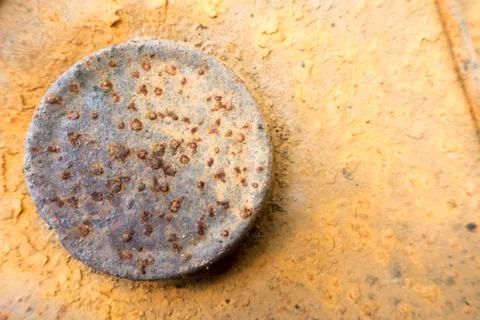 Background of old steel wall to rust. , Copy space for text Foto stock