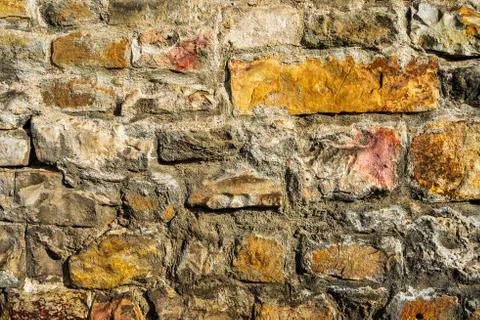 Background of old stone wall Stock Photos
