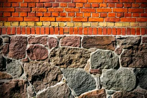 Background of old stone wall Stock Photos