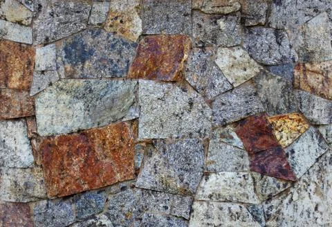 Background of old stone wall texture Foto stock