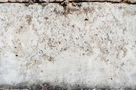 Background old surface, vintage wall with white block close-up, grungy textur Stock Photos