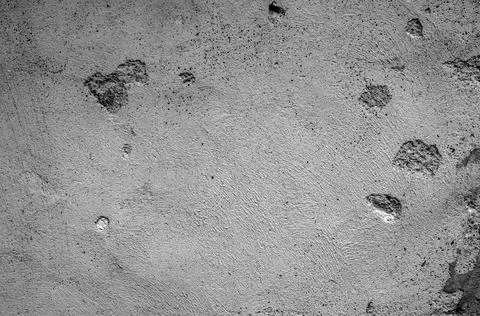 Background from old wall, texture damaged concrete surface, gray plaster, hor Stock Photos