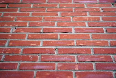 Background of only red bricks 写真素材