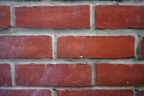 Background of only red bricks 库存照片