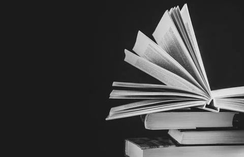 Background with open books Fotos de archivo