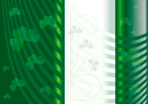 Background options for postcards Saint Patrick Stock Illustration