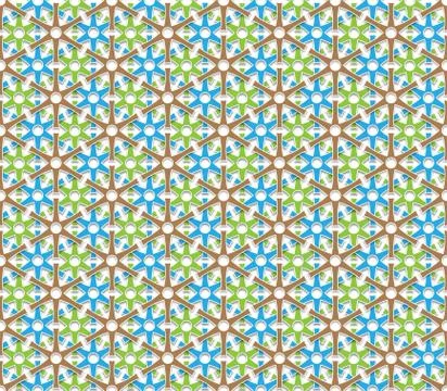 Background or fabric abstract grid pattern fullcolor Stock Illustration