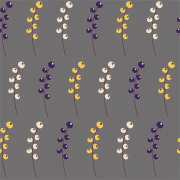 A background or pattern with plant elements. rich summer colors Stock Illustration