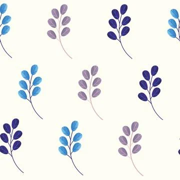 A background or pattern with plant elements. rich summer colors イラスト素材