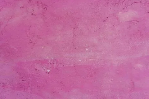 Background or texture of old damaged wall in pink color Foto stock