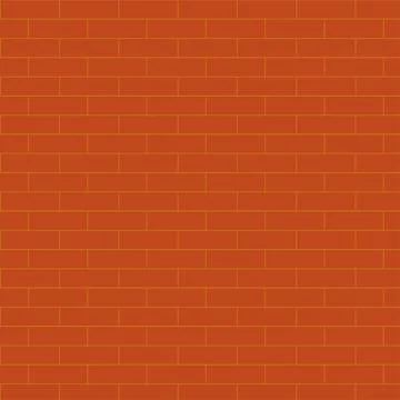 Background orange brick wall Stock Illustration