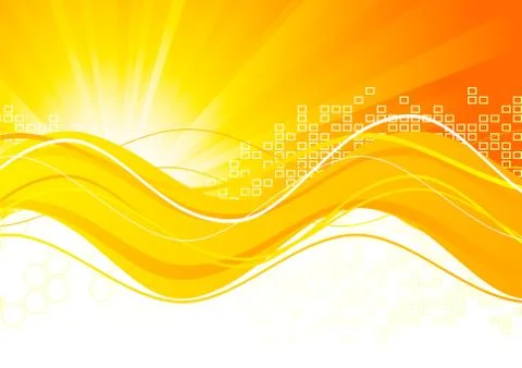 Background in orange color Stock Illustration