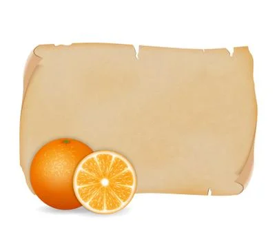 Background with orange Stock Illustration