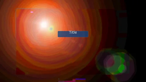 Background of orange light and moving colored lines 스톡 동영상 320147598