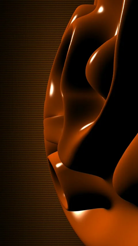 Background with Orange Plasma, Exclusive, Unique Design, Paints, Reflection Stock Footage 303848156