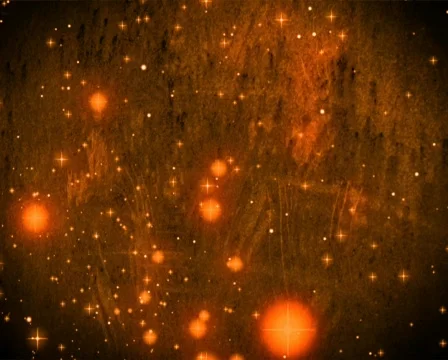Background orange stars LOOP Stock Footage 650838