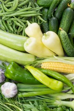 Background from organic vegetables without GMOs Foto stock