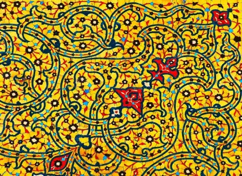 Background with oriental ornaments 库存插图