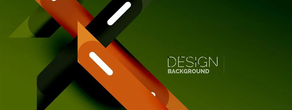 Background overlapping lines. Dynamic lines abstract wallpaper. Straight lines Stock Illustration
