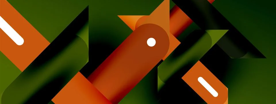 Background overlapping lines. Dynamic lines abstract wallpaper. Straight lines Stock Illustration