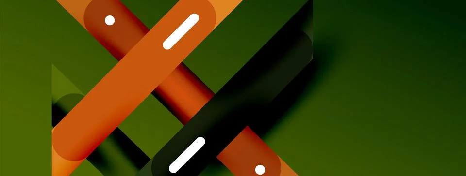 Background overlapping lines. Dynamic lines abstract wallpaper. Straight lines Stock Illustration