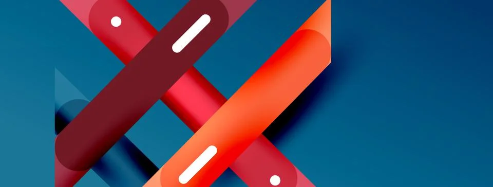 Background overlapping lines. Dynamic lines abstract wallpaper. Straight lines 스톡 일러스트