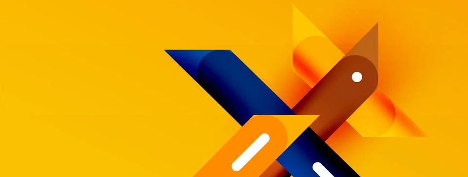 Background overlapping lines. Dynamic lines abstract wallpaper. Straight lines Stock Illustration