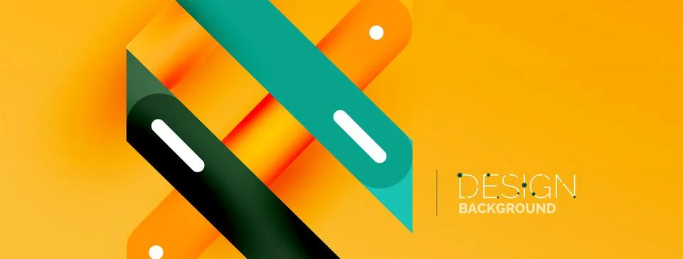 Background overlapping lines. Dynamic lines abstract wallpaper. Straight lines Stock Illustration