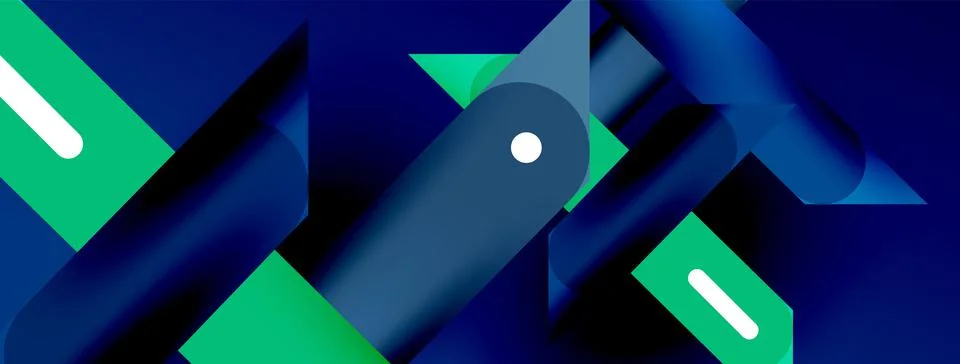 Background overlapping lines. Dynamic lines abstract wallpaper. Straight lines Stock Illustration