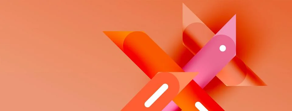 Background overlapping lines. Dynamic lines abstract wallpaper. Straight lines Illustrazione stock