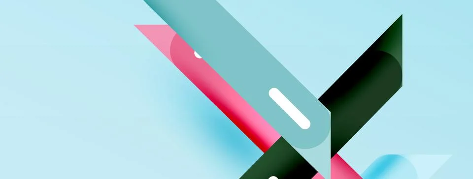 Background overlapping lines. Dynamic lines abstract wallpaper. Straight lines Stock Illustration