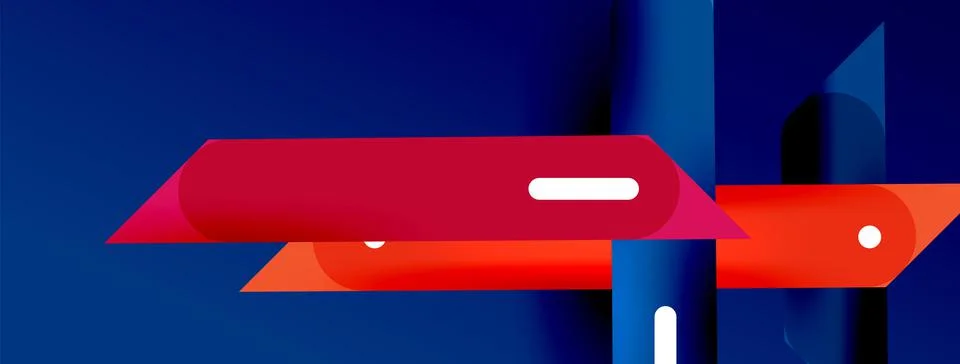 Background overlapping lines. Dynamic lines abstract wallpaper. Straight lines Stock Illustration