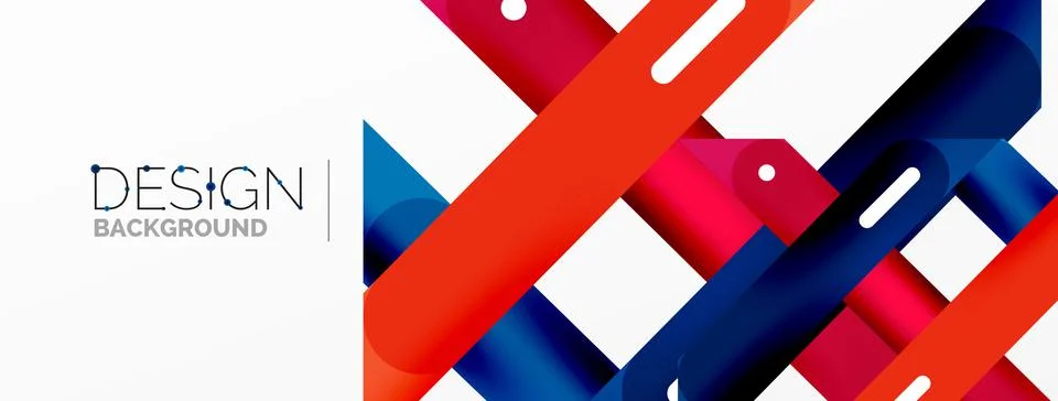 Background overlapping lines. Dynamic lines abstract wallpaper. Straight lines 스톡 일러스트
