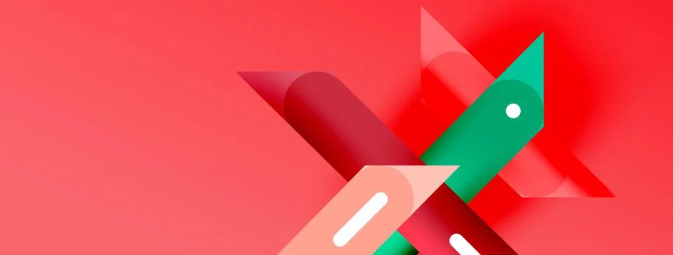 Background overlapping lines. Dynamic lines abstract wallpaper. Straight lines Stock Illustration