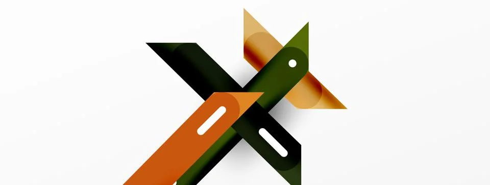 Background overlapping lines. Dynamic lines abstract wallpaper. Straight lines イラスト素材