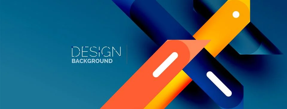 Background overlapping lines. Dynamic lines abstract wallpaper. Straight lines Stock Illustration