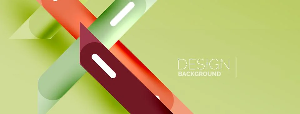 Background overlapping lines. Dynamic lines abstract wallpaper. Straight lines Stock Illustration