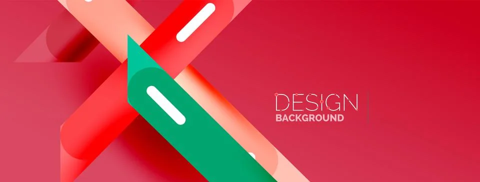Background overlapping lines. Dynamic lines abstract wallpaper. Straight lines Stock Illustration