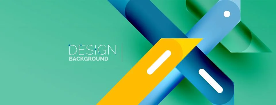 Background overlapping lines. Dynamic lines abstract wallpaper. Straight lines Illustrazione stock