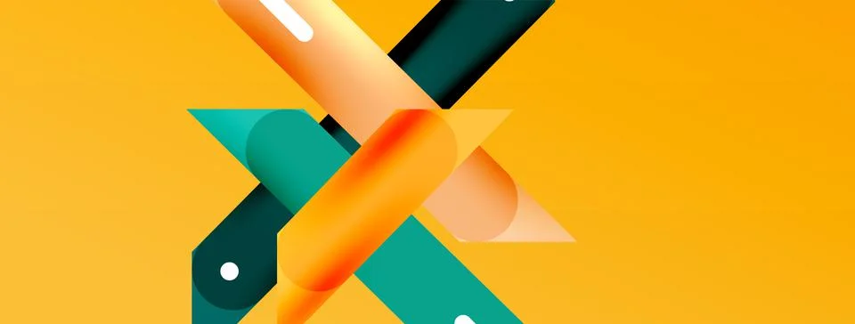 Background overlapping lines. Dynamic lines abstract wallpaper. Straight lines Stock Illustration