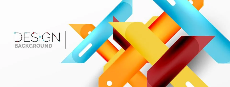 Background overlapping lines. Dynamic lines abstract wallpaper. Straight lines Stock Illustration