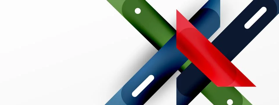 Background overlapping lines. Dynamic lines abstract wallpaper. Straight lines 스톡 일러스트