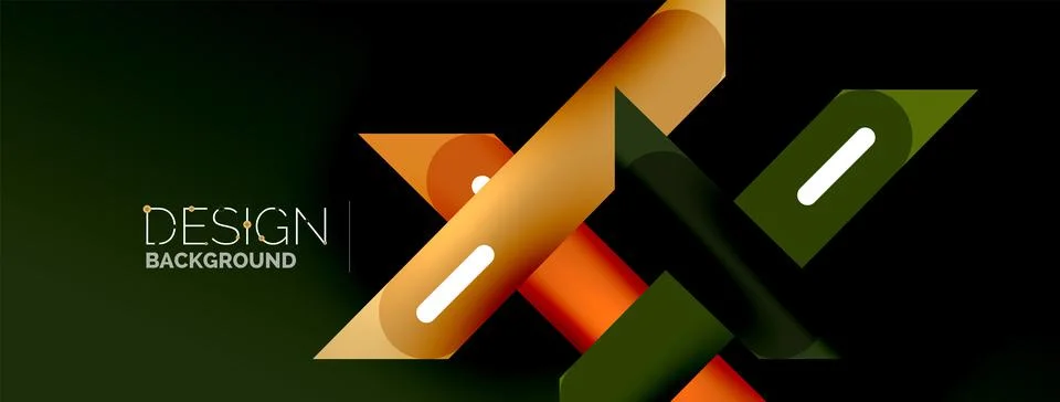 Background overlapping lines. Dynamic lines abstract wallpaper. Straight lines Stock Illustration