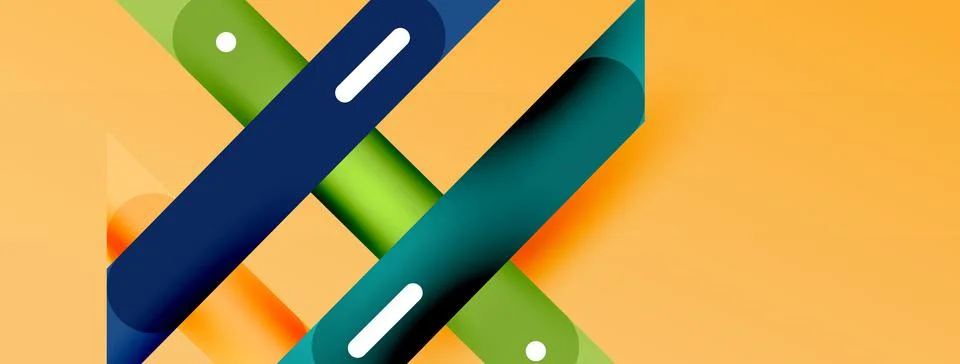 Background overlapping lines. Dynamic lines abstract wallpaper. Straight lines Stockillustratie