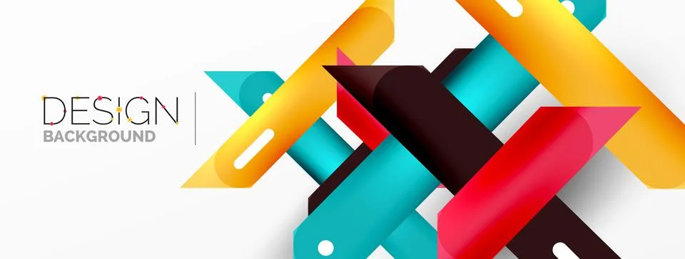Background overlapping lines. Dynamic lines abstract wallpaper. Straight lines イラスト素材