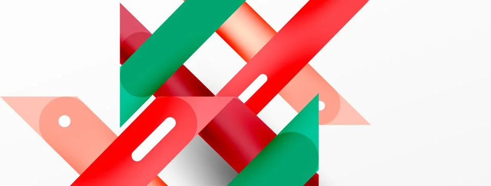 Background overlapping lines. Dynamic lines abstract wallpaper. Straight lines Stock Illustration