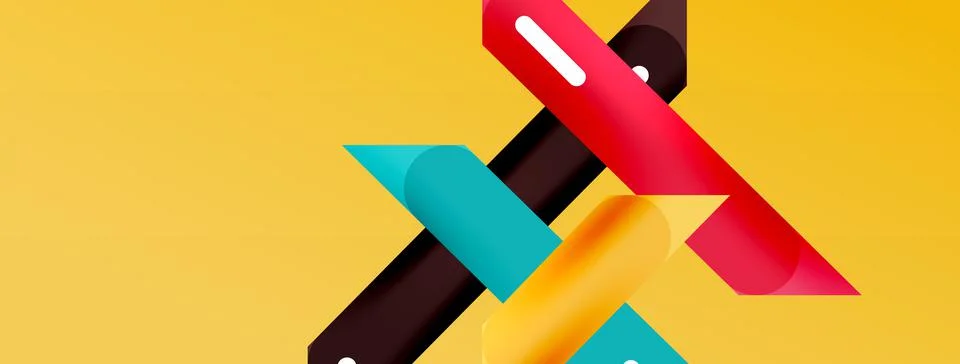 Background overlapping lines. Dynamic lines abstract wallpaper. Straight lines Illustrazione stock