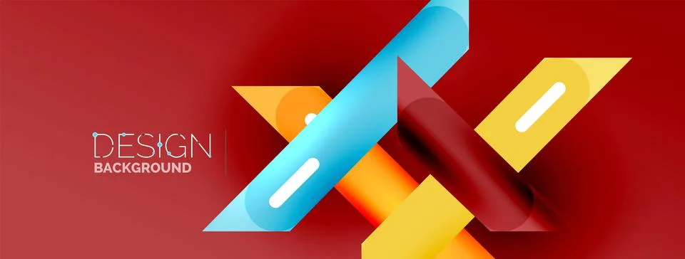 Background overlapping lines. Dynamic lines abstract wallpaper. Straight lines イラスト素材