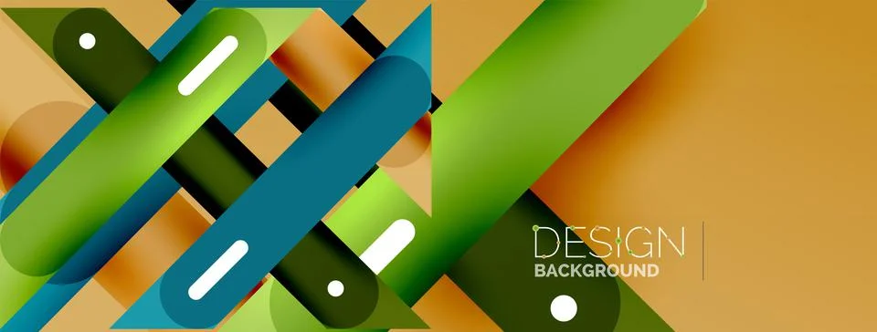 Background overlapping lines. Dynamic lines abstract wallpaper. Straight lines Stock Illustration