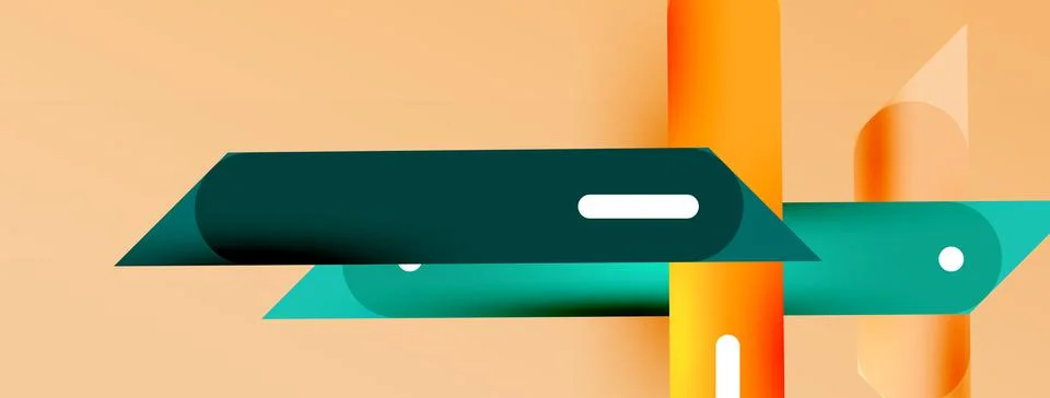 Background overlapping lines. Dynamic lines abstract wallpaper. Straight lines Stock Illustration
